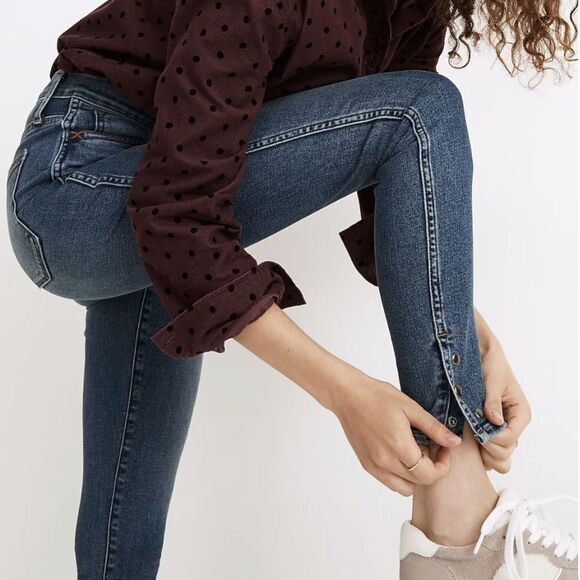 NEW Madewell Petite 10" High-Rise Roadtripper‎ Authentic Skinny Jeans - Picture 2 of 16